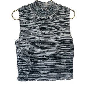 Guess Sleeveless Kaya Space Dye Crop Sweater Ladies Size Large